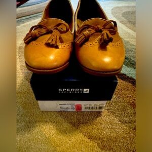 Sperry Harper Cognac, Sz 10